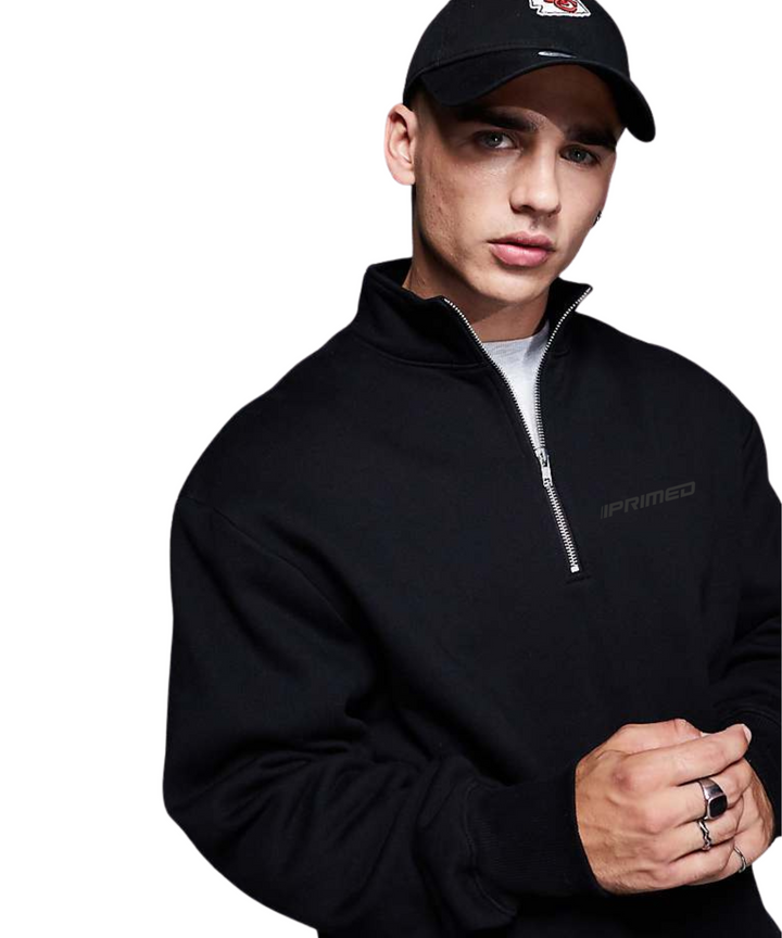 PRIMED ZIP-SWEATSHIRT DARK